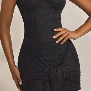 Chic Black Lace Chemise